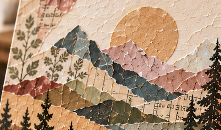 Layered Paper Collage Workshop